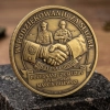 Coin wojskowy na pożegnanie ze służby