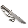 Nóż wojskowy Komandos Survival 350 mm z grawerem