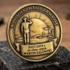 Coin wojskowy na pożegnanie ze służby