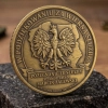Coin wojskowy na pożegnanie ze służby