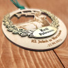 Król Polowania Medal Ażurowy Drewniany Grawer Byka