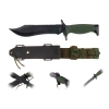 Nóż taktyczny Rambo II Black z grawerem