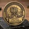 Coin wojskowy na pożegnanie ze służby