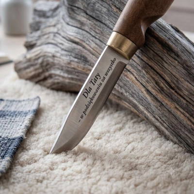 Nóż Marttiini Lumberjack Stainless z grawerem