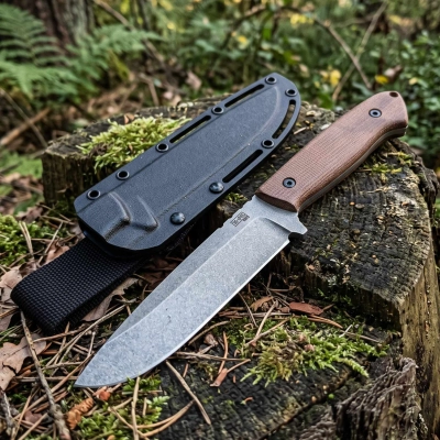 Nóż outdoorowy ZA-PAS EXPENDABLE NMV z grawerem