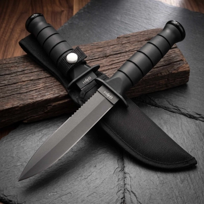 Nóż wojskowy, taktyczny Spear Point 265mm z grawerem