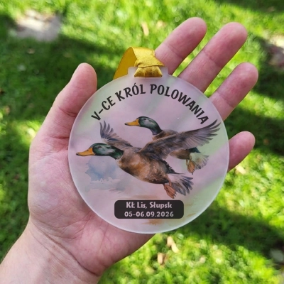 Satynowy medal myśliwski „Vice Król Polowania