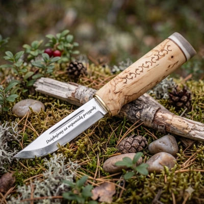 Nóż Marttiini Wild Reindeer 11 z grawerem