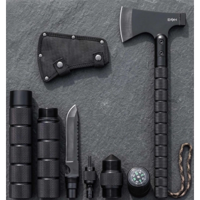 Toporek survivalowy multitool z grawerem