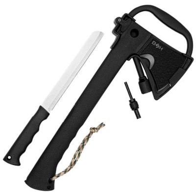 Kompaktowy toporek multitool z grawerem