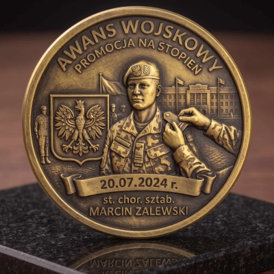 Coin wojskowy - awans i promocja